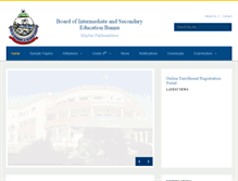 Tablet Screenshot of biseb.edu.pk